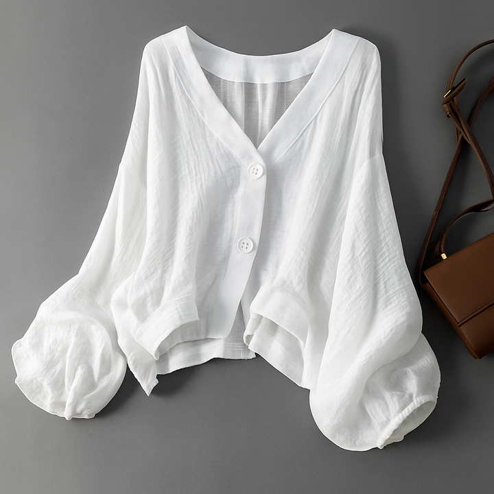 NOVA LINEN BLOUSE