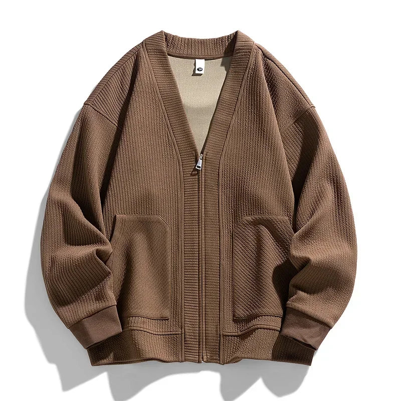 TEXTURED CARDIGAN