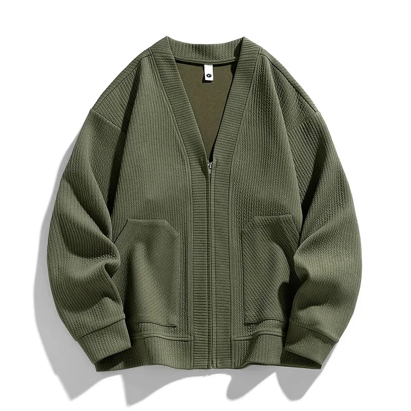 TEXTURED CARDIGAN