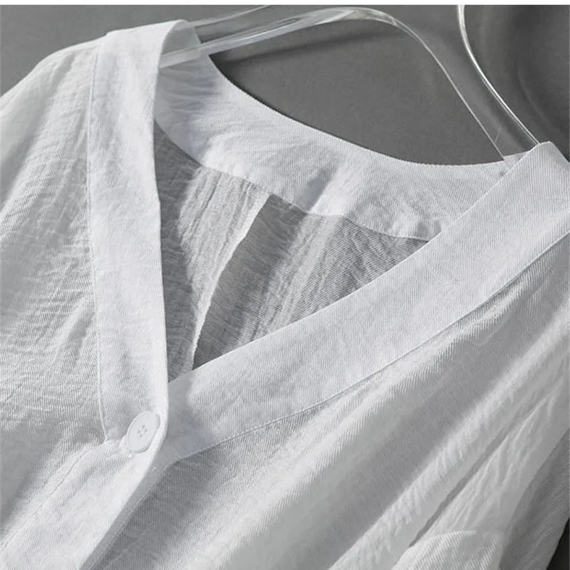 NOVA LINEN BLOUSE
