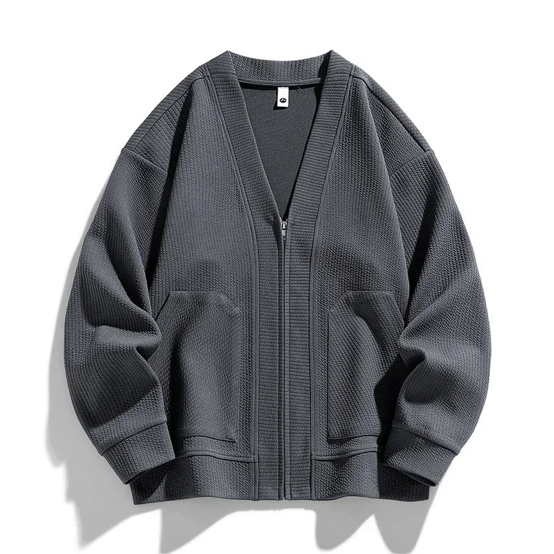 TEXTURED CARDIGAN