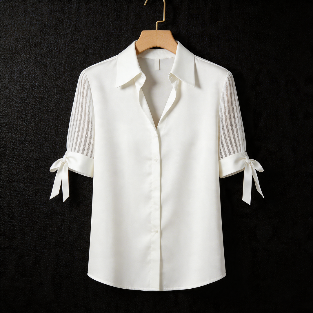 CALVIERA SATIN BLOUSE