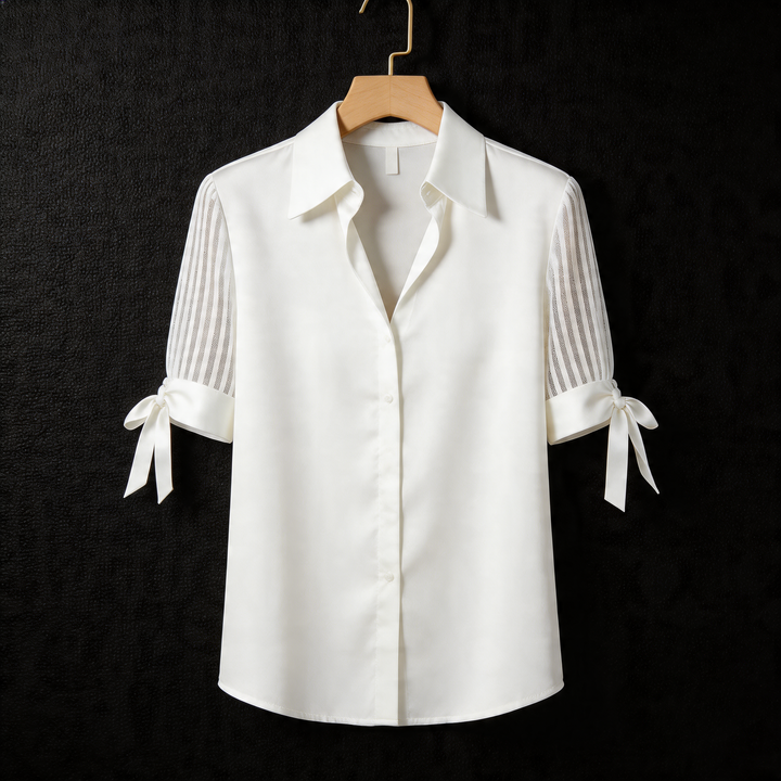 CALVIERA SATIN BLOUSE