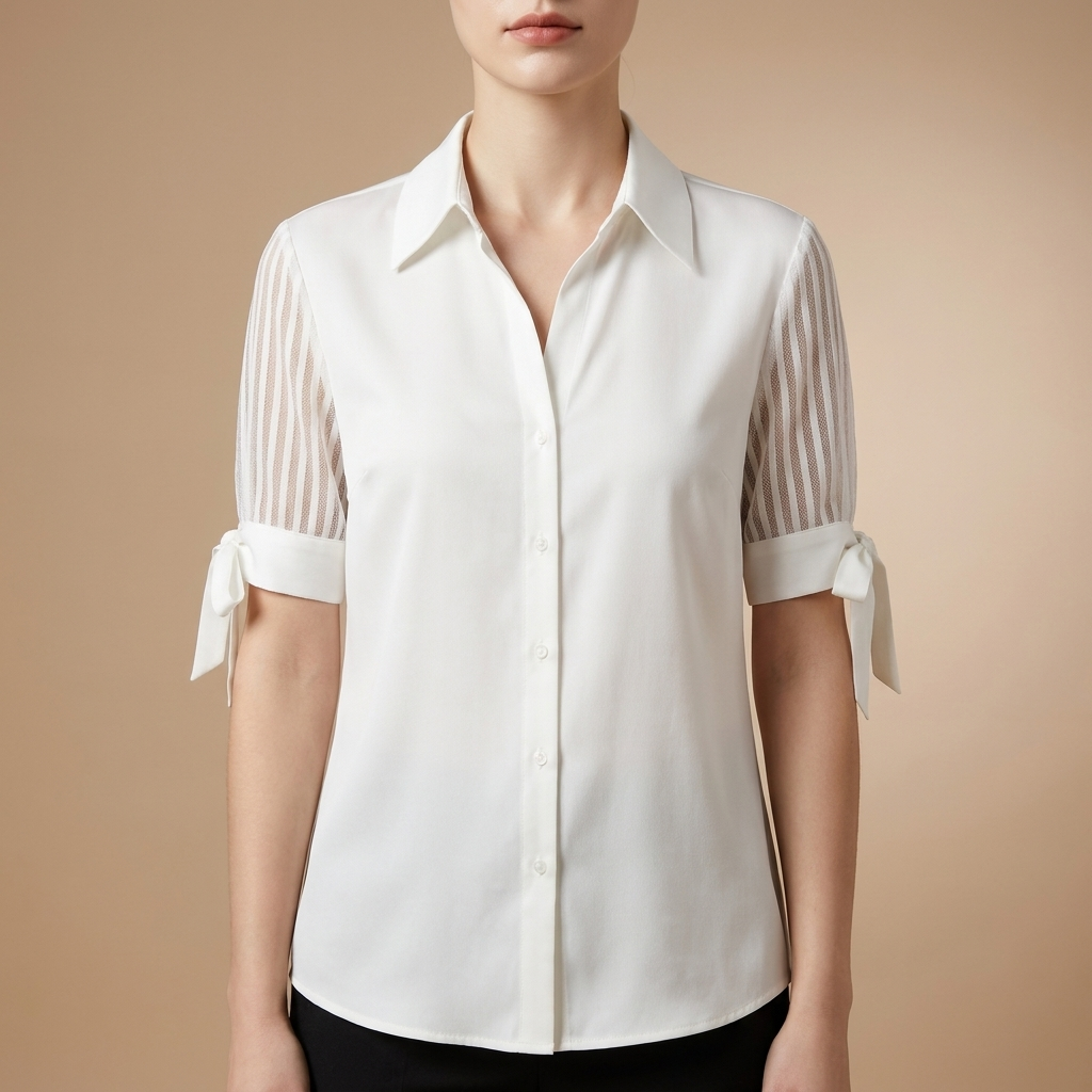 CALVIERA SATIN BLOUSE